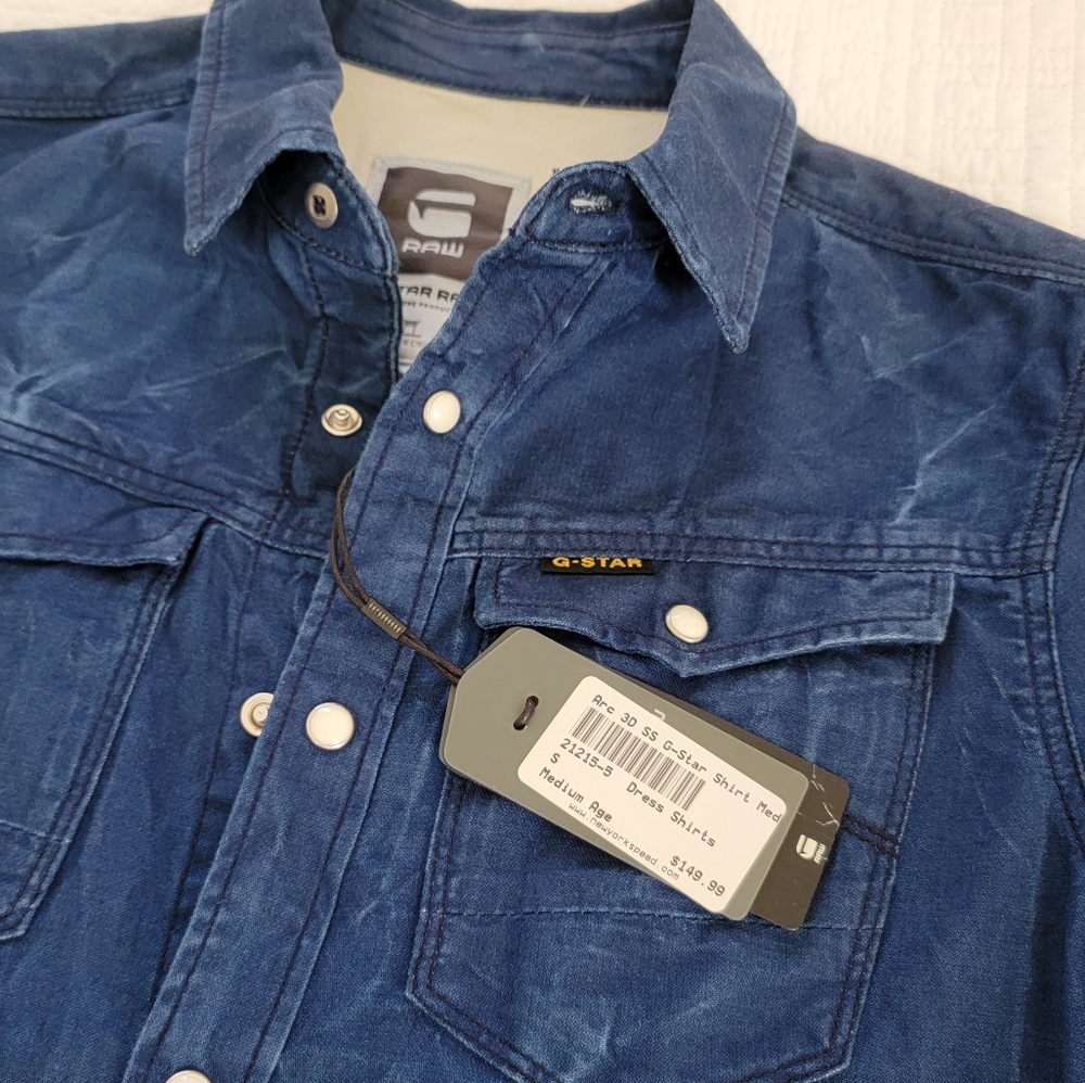 G-STAR RAW Men Denim Shirt - Picture 12 of 14